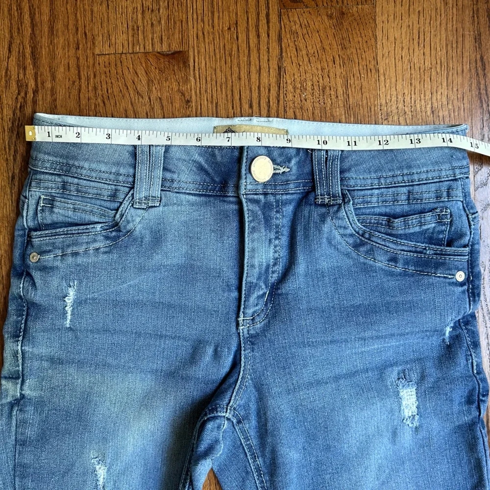 DEMOCRACY JEANS AB
TECHNOLOGY WOMEN'S SKINNY DISTRESSED DENIM PANTS SIZE 6 - Picture 10 of 10